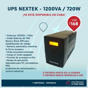 UPS NEXTEK - 1200VA / 720W