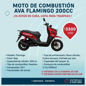 Moto de combustión AVA FLAMINGO 200CC